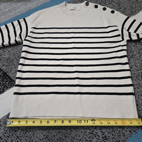 Everlane The Mariner Crew Sweater, Wool/Cotton, M, NWOT - Picture 6 of 15